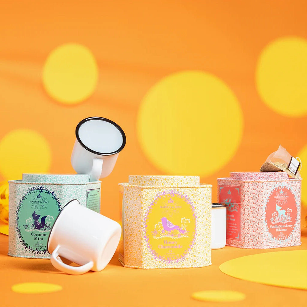 Vanilla Strawberry Hibiscus, Tin of 30 Sachets