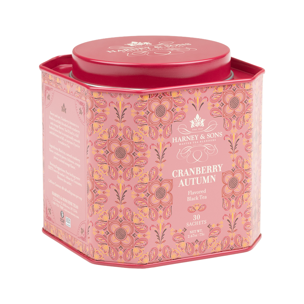Cranberry Autumn Tin of 30 Sachets