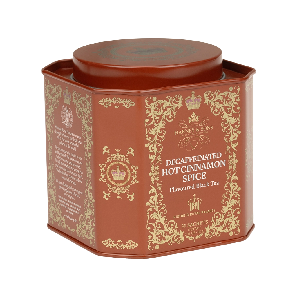 Decaf Hot Cinnamon Spice, Tin of 30 Sachets