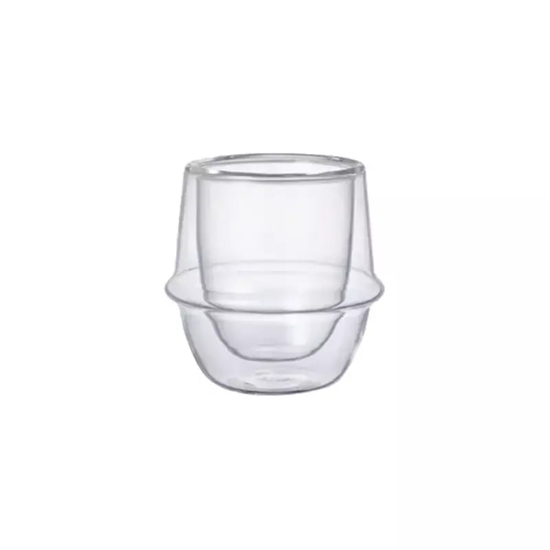 Kinto KRONOS Double Wall Espresso Glass, 80ml